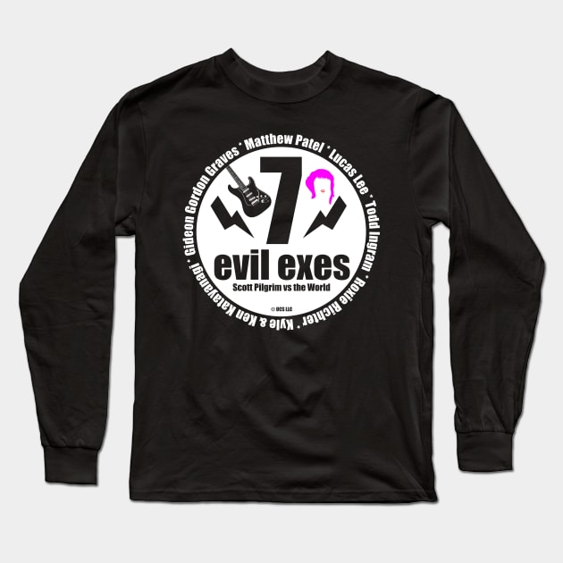 Scott Pilgrim 7 evil exes Long Sleeve T-Shirt by LICENSEDLEGIT